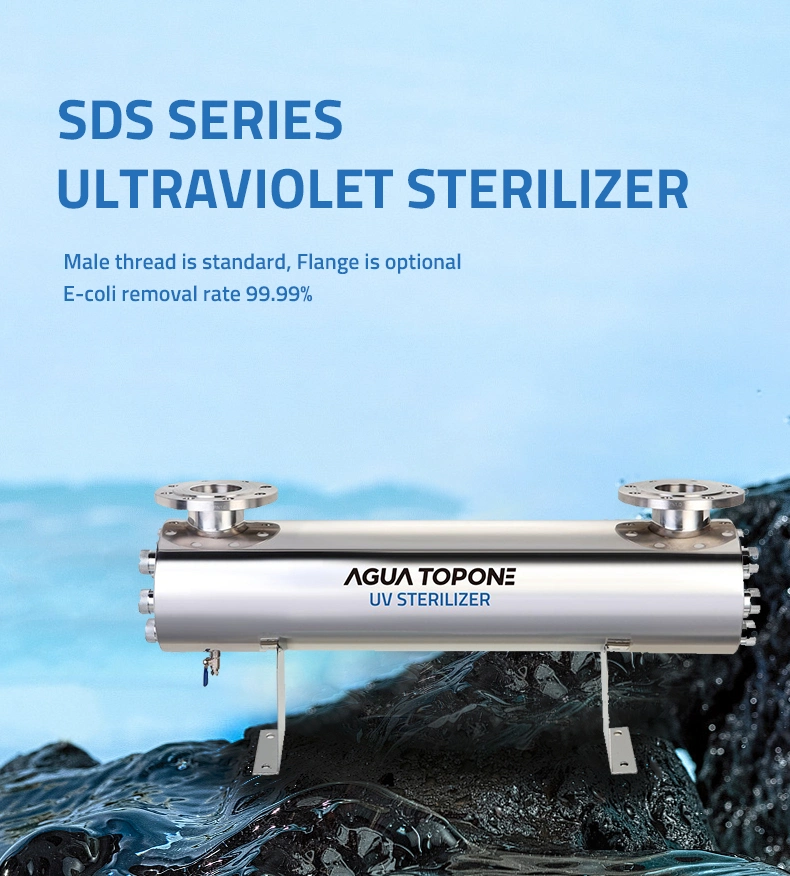 304ss Wwtp 15t UV Drinking Water Purifier UV-LED Water Disinfection UV Water Steriliser System