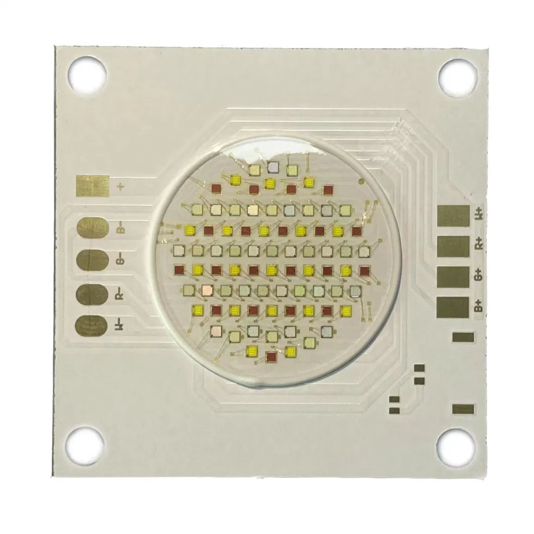 High Power Chip Power RGBW LED Chip 100W160W 4040 4046 COB LED Multi Color RGB+White/Yellow RGBW 4-in-1 Integrated COB LED Chip