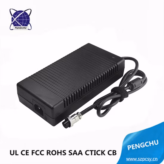 AC to DC 12V 20A 250W Black King Kong Ultrathin Light Box Power Supply for LED Strip Lights and UV Soft Film Advertising Light Box