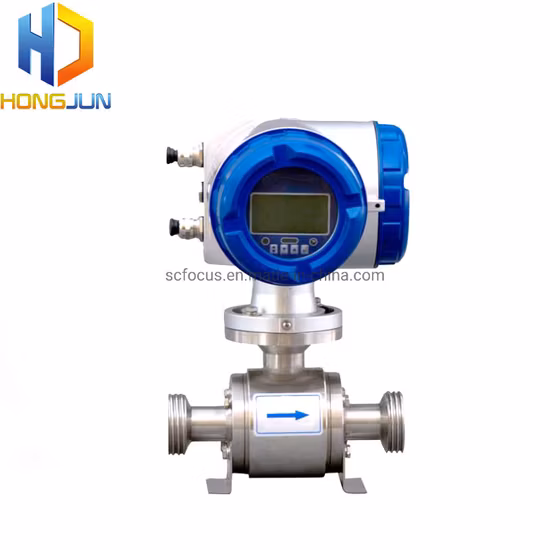 High Precise Acid Remote Type Electromagetic Flowmeter with Transmitter